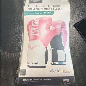 Everlast Elite Pink and Black Prostyle Training Gloves